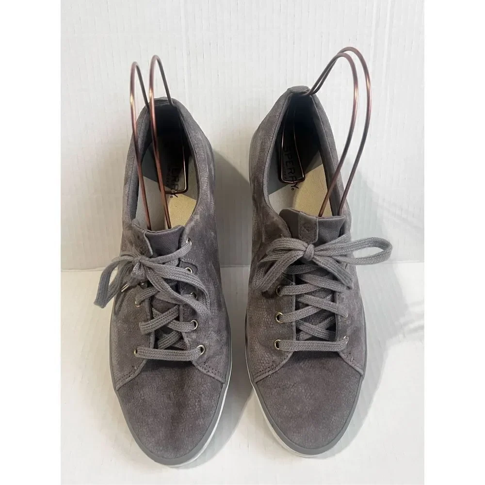 Sperry gray suede casual sneakers, size 12